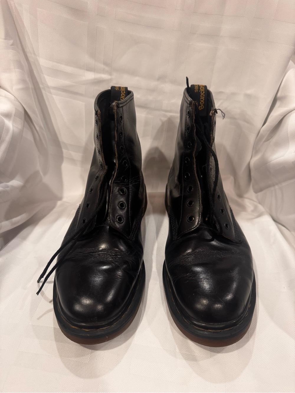 Vintage 2000s Dr. Martens 1460 Black Leather Boots - Men's Size 11